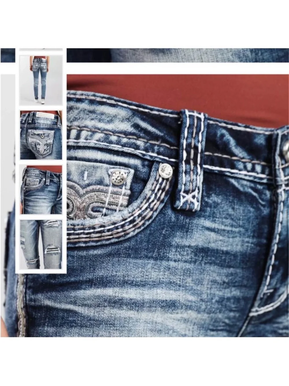 Rock revival jeans size 30 Kaylla skinny rare hard to find discontinued 💗